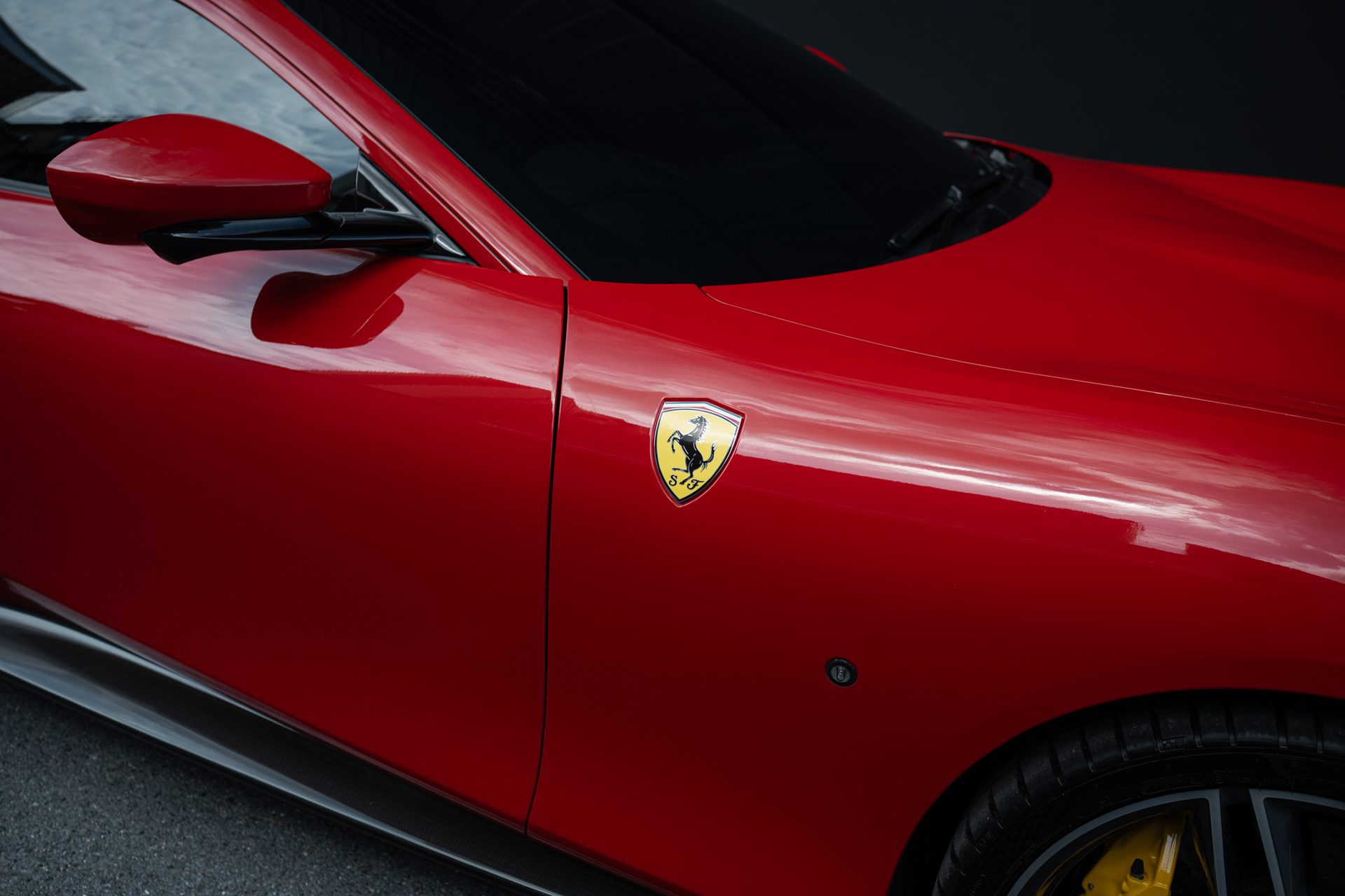 Ferrari Roma in Rosso Corsa