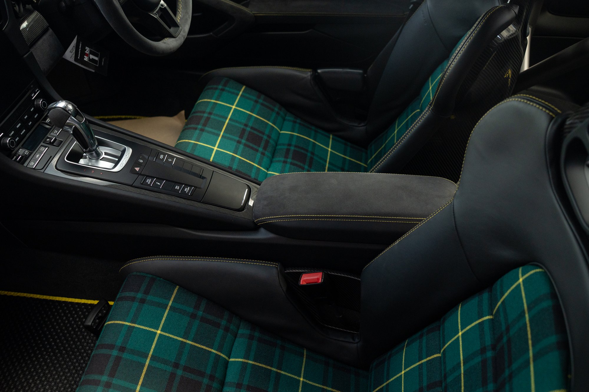 Pepita houndstooth — A pattern Porsche first stitched in the 1960s