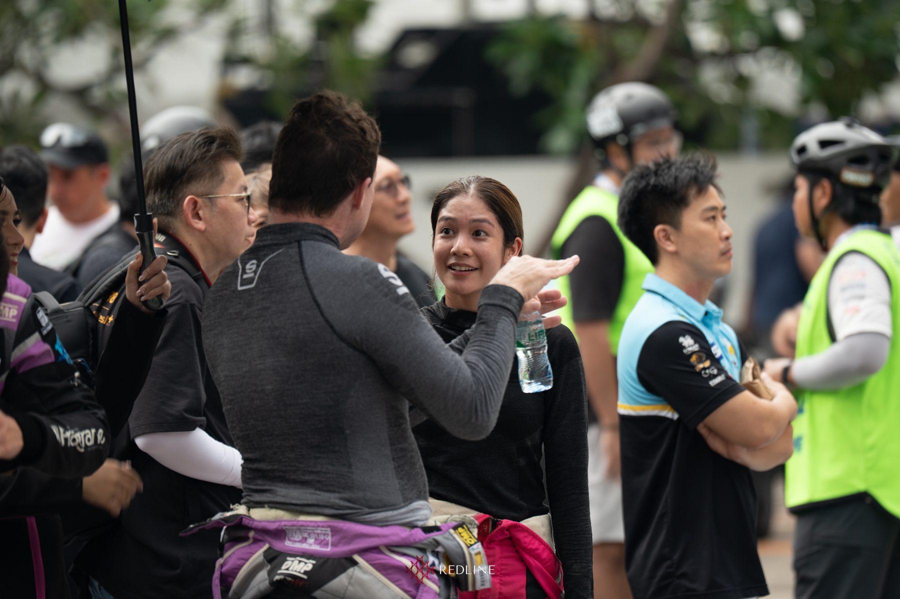 Maprang Alisa in the Bangsaen paddock between sessions