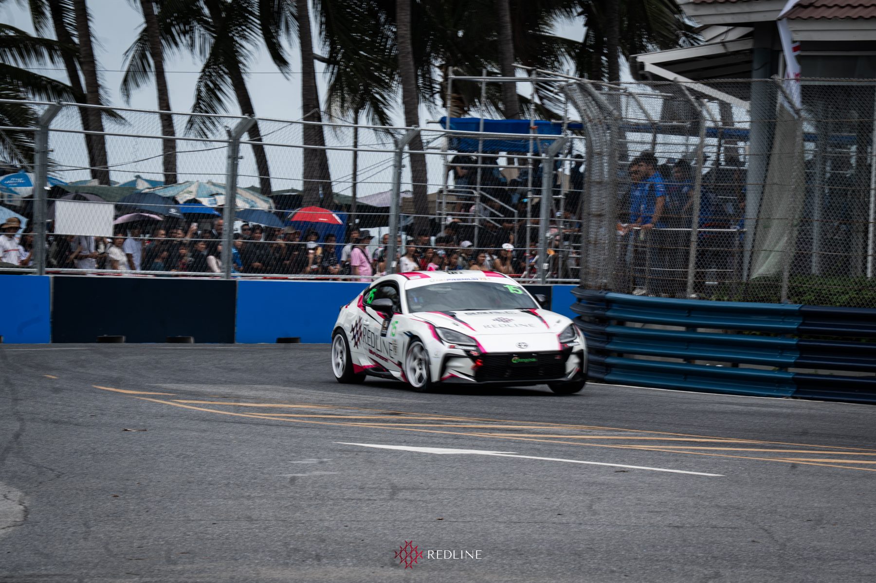 Redline GR86 #15 on the beachfront at Bangsaen