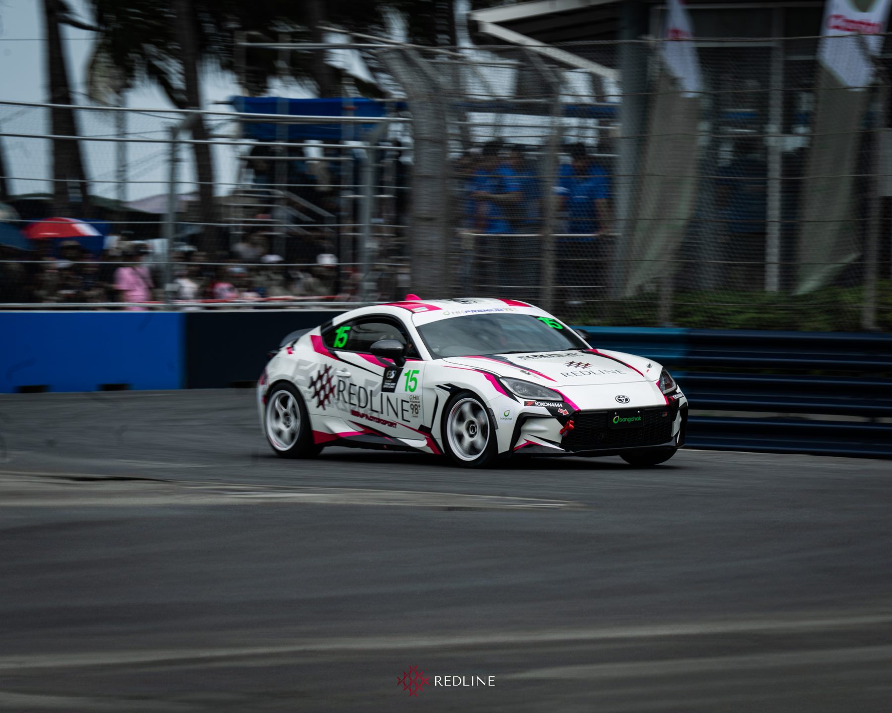 Redline GR86 #15 on the Bangsaen street round