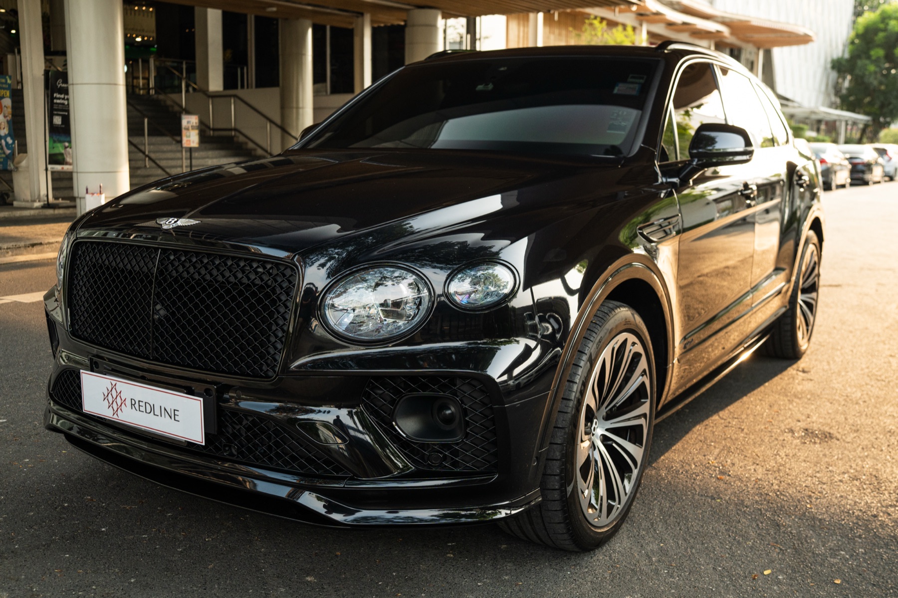 Bentayga front three-quarter