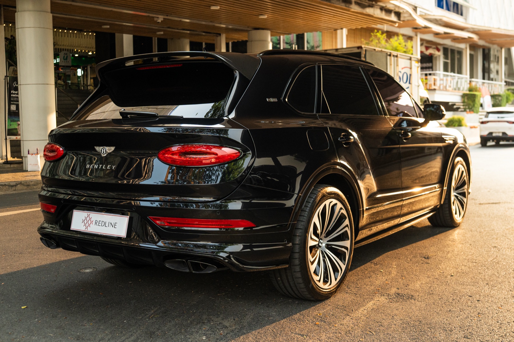 Bentayga rear three-quarter