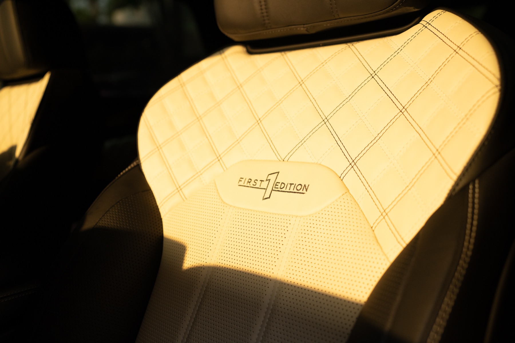 Mulliner embroidered seat