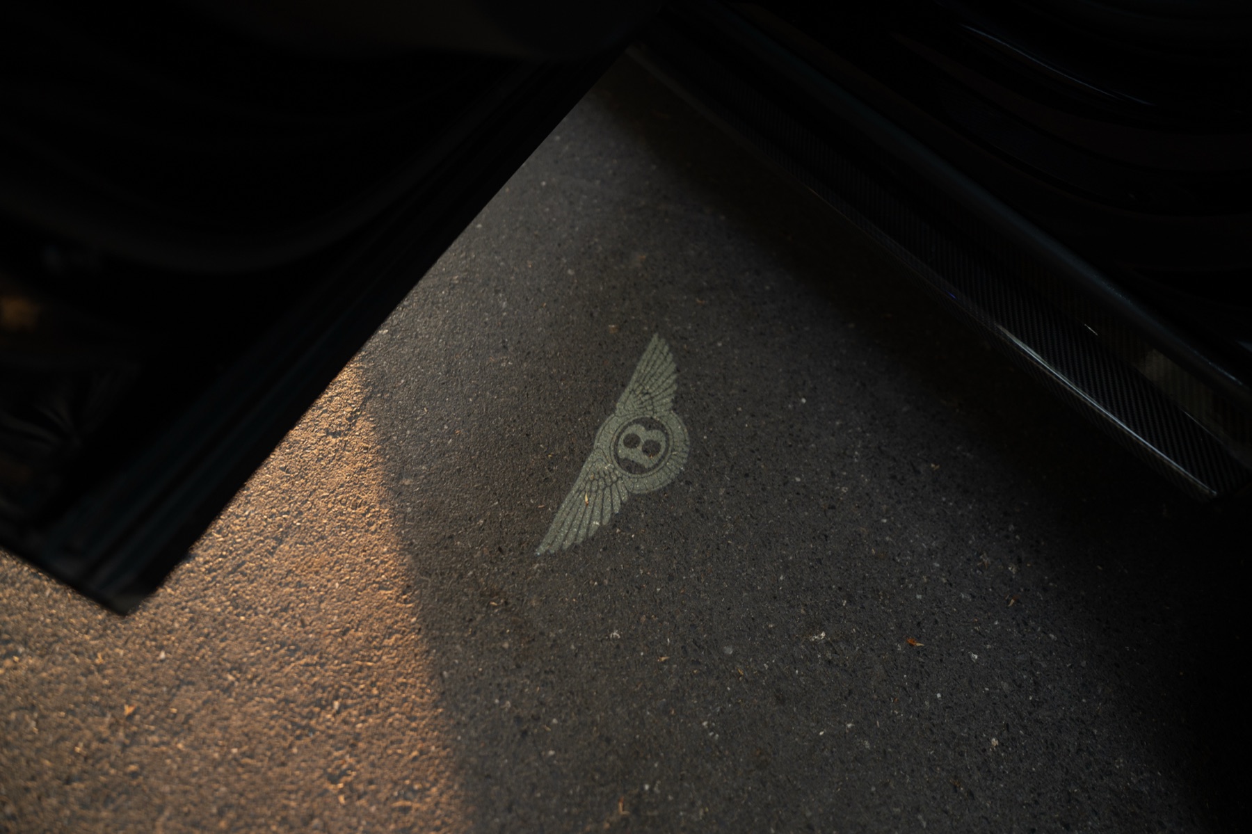 Bentley wing on floor mat