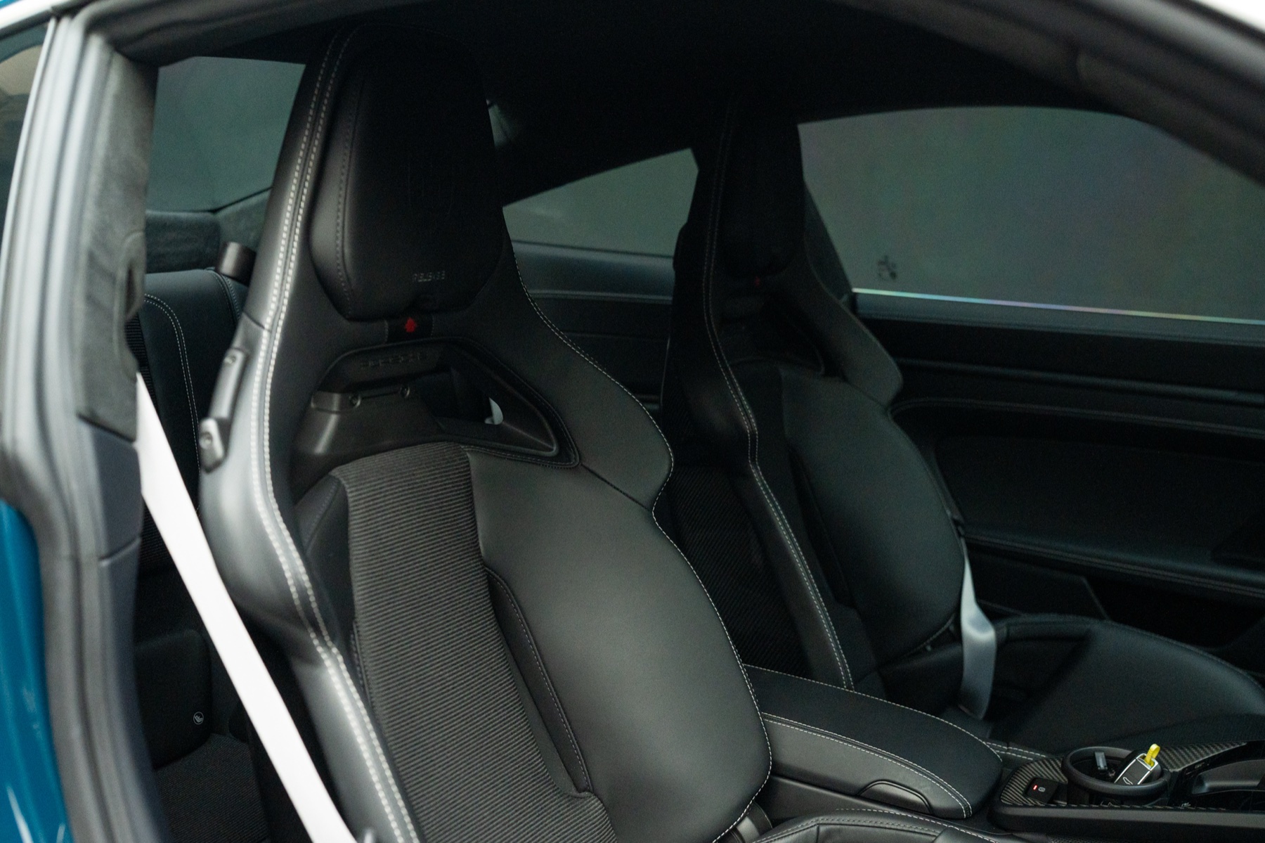 Race bucket seats from front